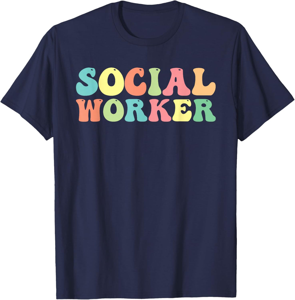 Social Worker Social Work T-Shirt - Navy Blue