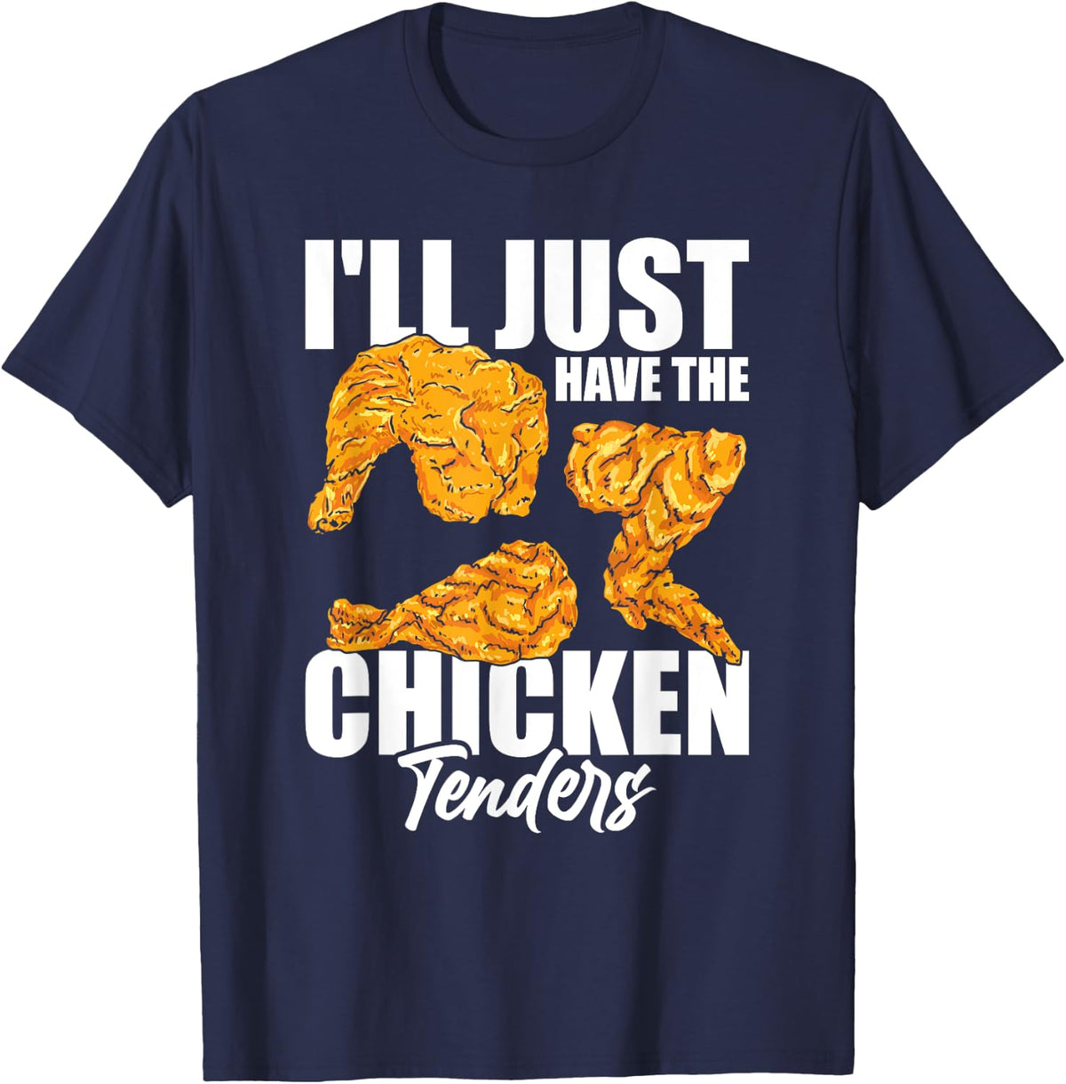 Food Chicken Lover T-Shirt - Navy Blue