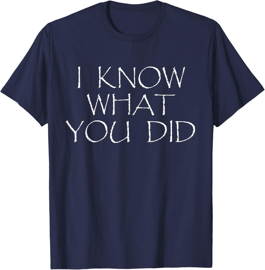 I Know What You Dad Papyrus T-Shirt Funny Dad Joke Tee Gift for Graphic Designers Typography Lovers - Navy Blue