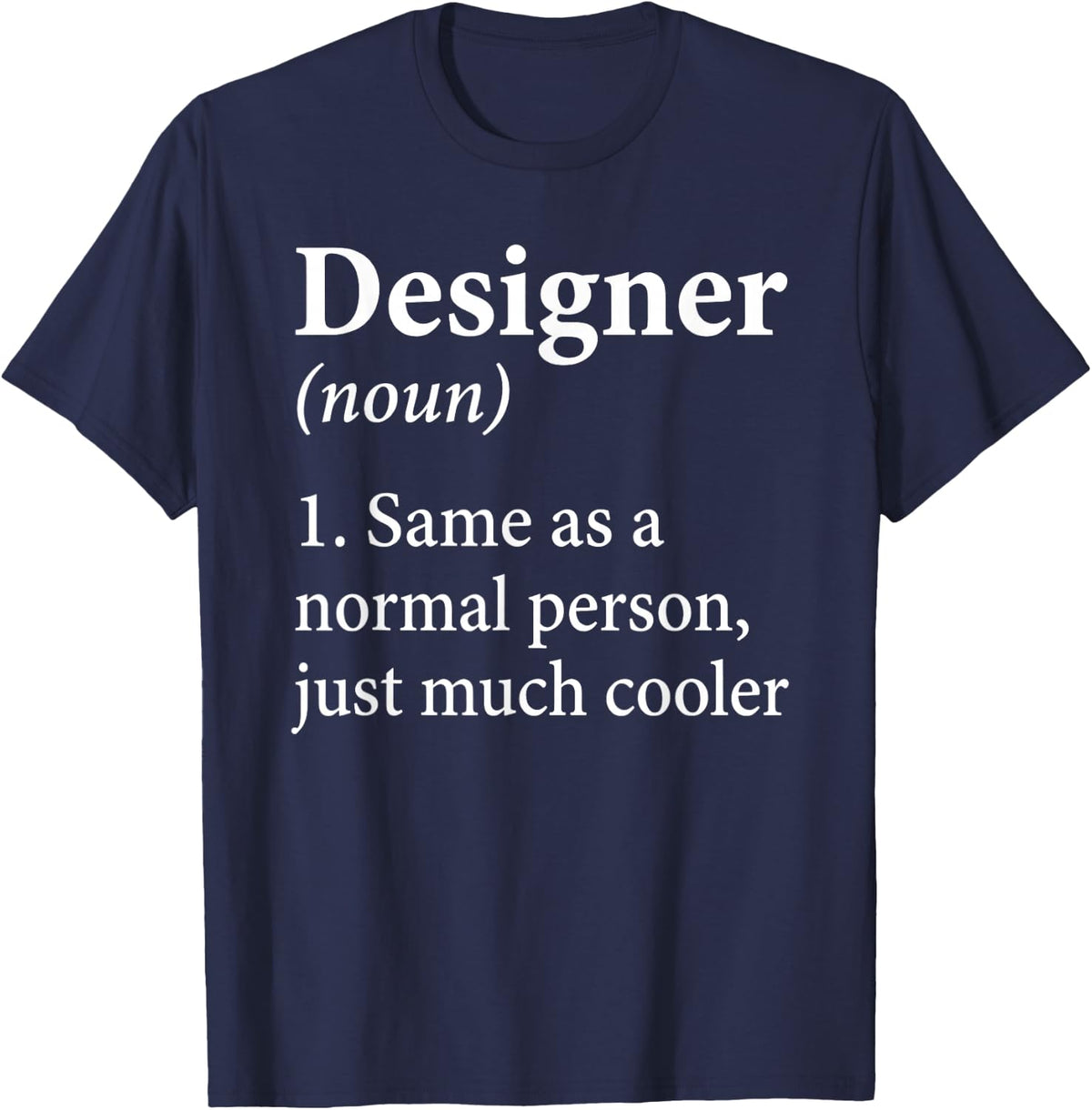 Funny Designer Definition Artist Humor Present Dictionary T-Shirt - Navy Blue