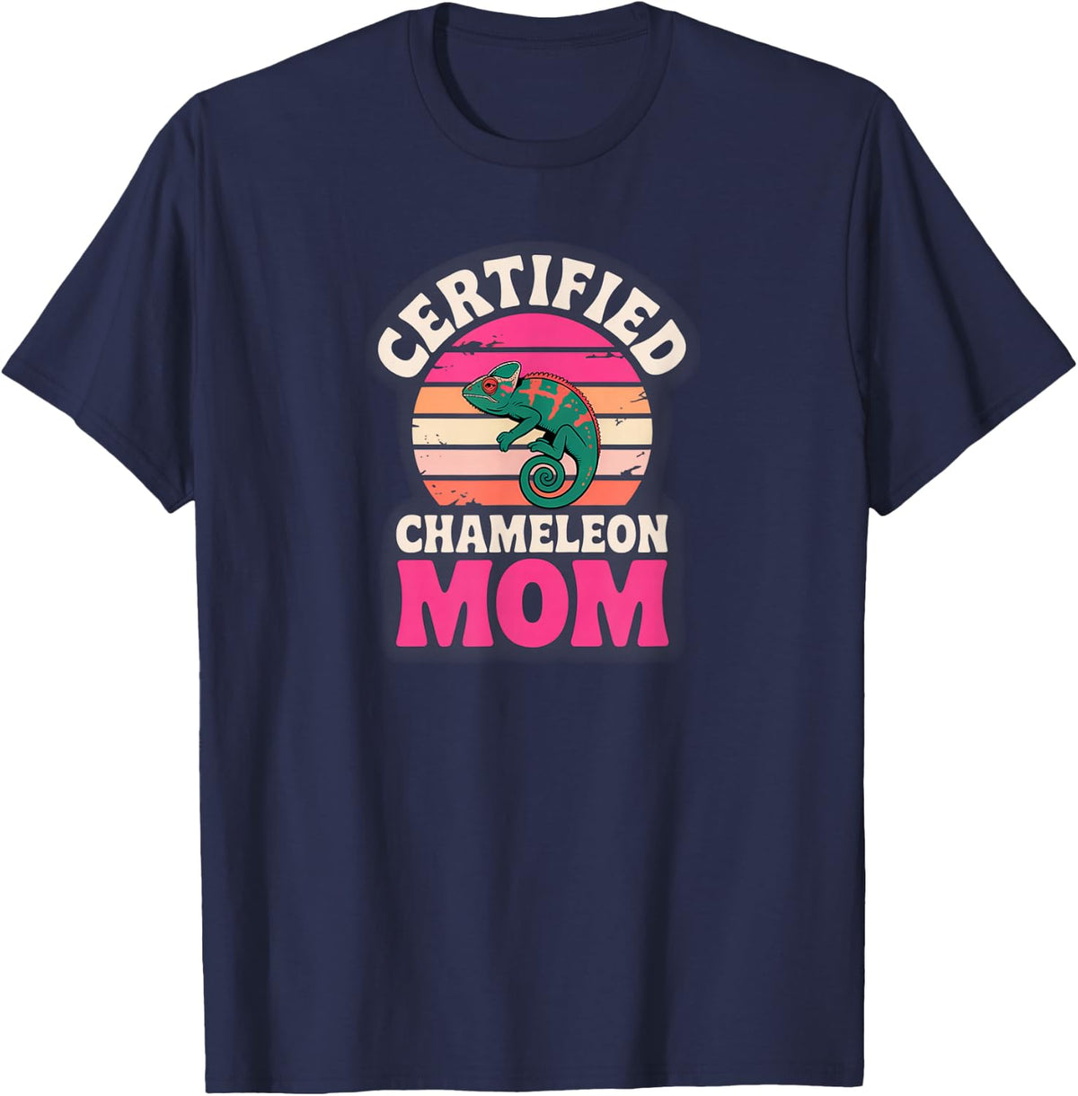 Chameleon Mom T-Shirt - Navy Blue