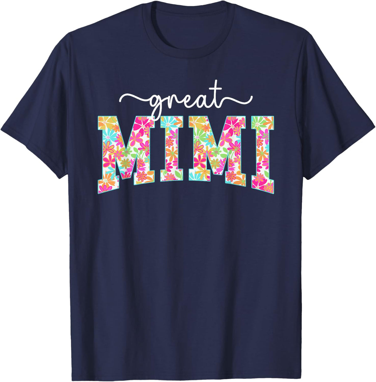 Great Mimi Flowers Great Mimi Appreciation T-Shirt - Navy Blue