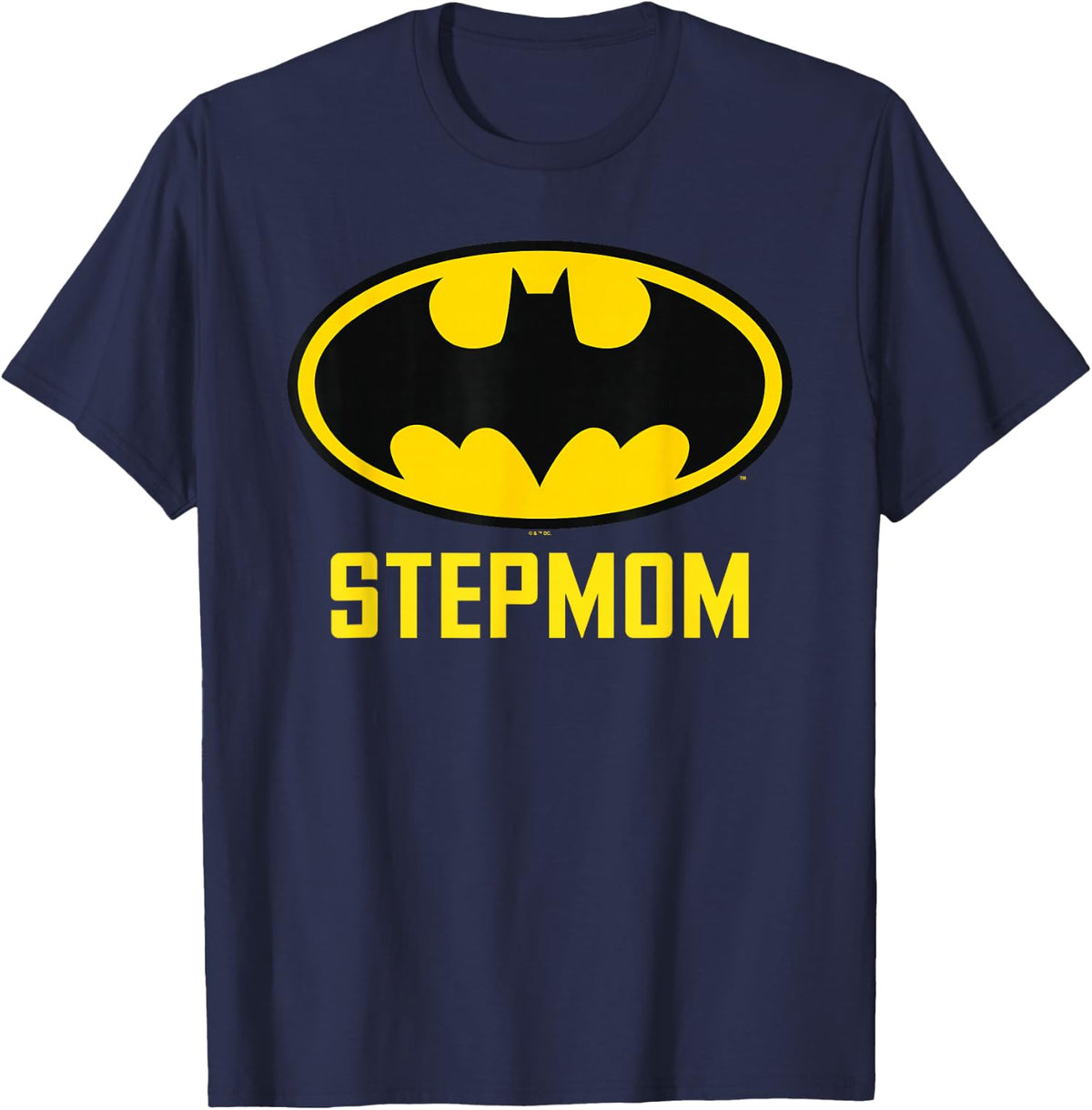 Batman Bat Stepmom T-Shirt - Navy Blue