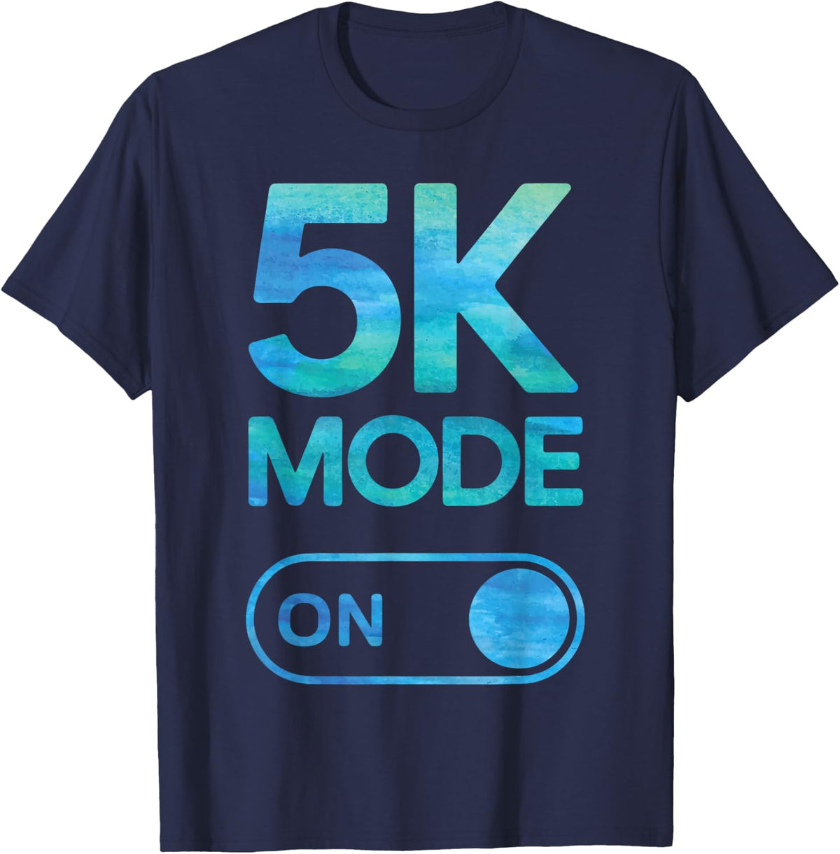 5k Run Design for Men Women Kids Jogging 5k Runner T-Shirt - Navy Blue