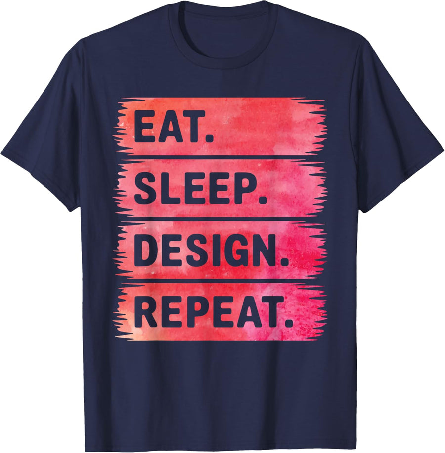 Graphic Designer Art for Men Women Kids Graphic Designer T-Shirt - Navy Blue