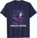 Mardi Gras Parade - Ladder Seat Reserved Since Dawn T-Shirt - Navy Blue