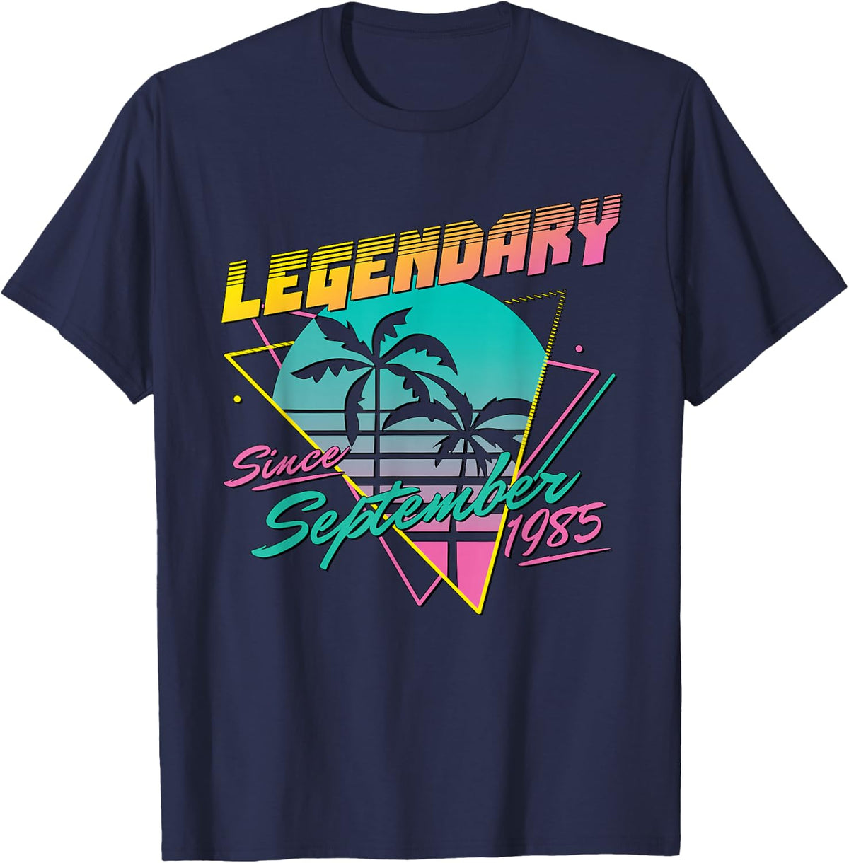 Legendary Since September 1985 T-Shirt - Navy Blue