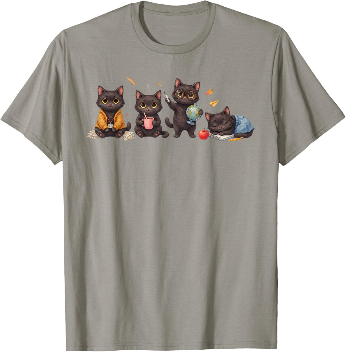 Middle School Teacher Junior High Educator Instructor T-Shirt - Slate Grey