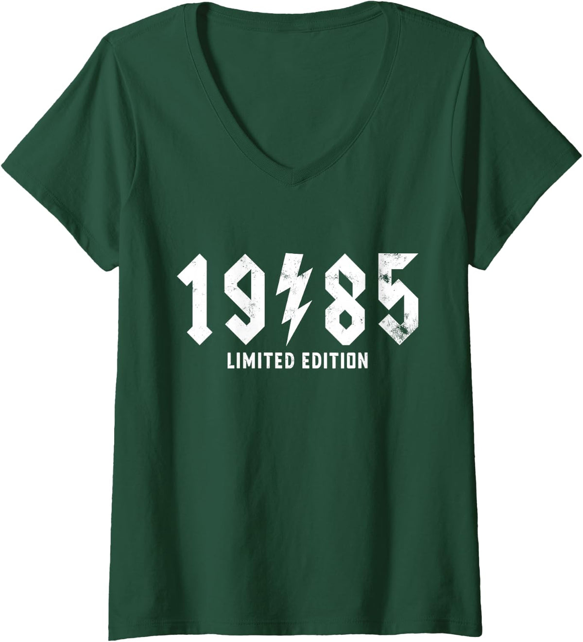 Women's Vintage Legends 41th Birthday Rock Legendary 1985 Classic V-Neck T-Shirt - Dark Green