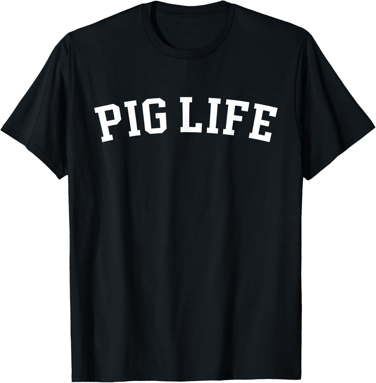 Pig Life T-Shirt - Black