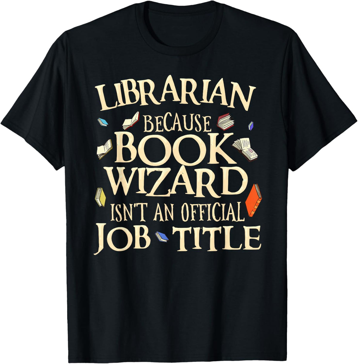 Funny Library Design For Men Women Book Reading Lovers T-Shirt - Black