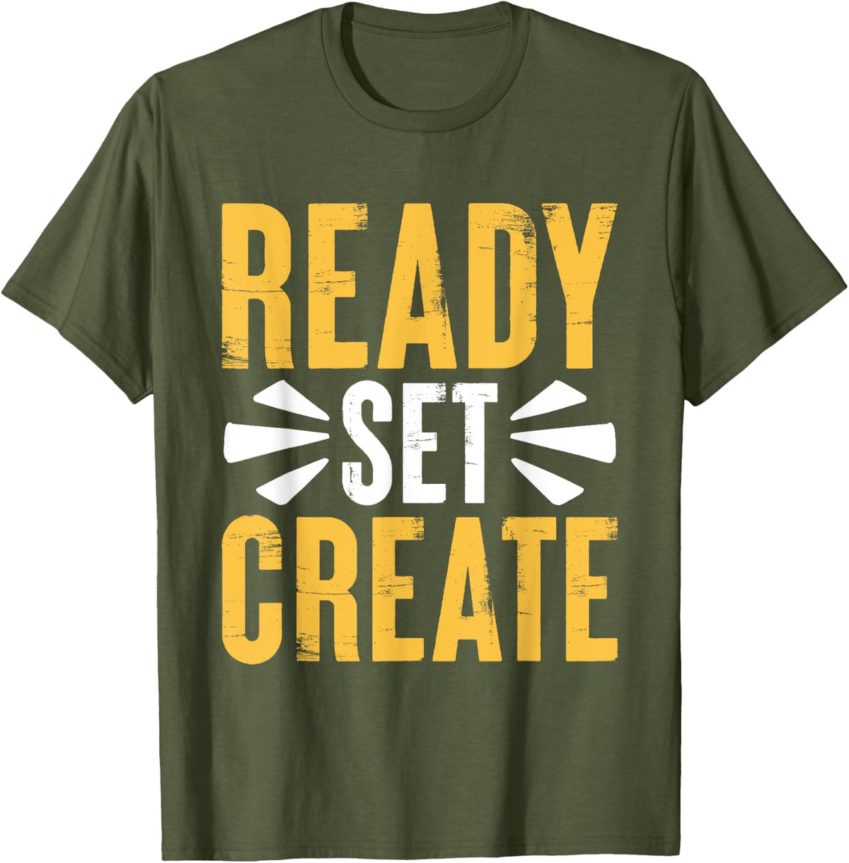 Graphic Designers T-Shirt - Olive Green