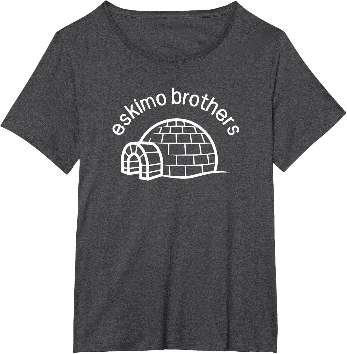 Eskimo Brothers Funny Meme Gift Tee for Men T-Shirt - Dark Heather Grey