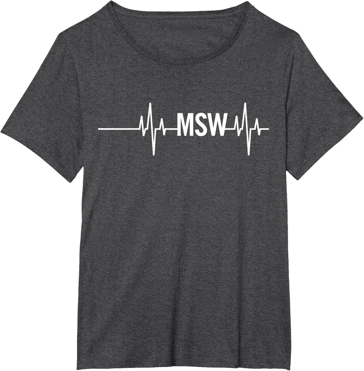 MSW Masters Social Worker Gifts Social Work Month T-Shirt - Dark Heather Grey