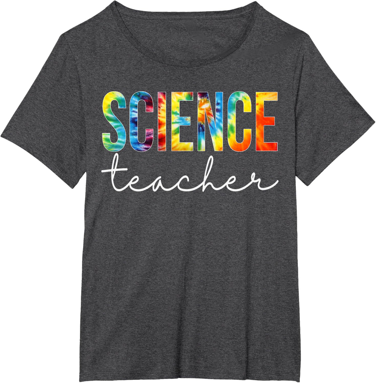 Science Teacher Tie Dye Appreciation Day Back To School T-Shirt - Dark Heather Grey