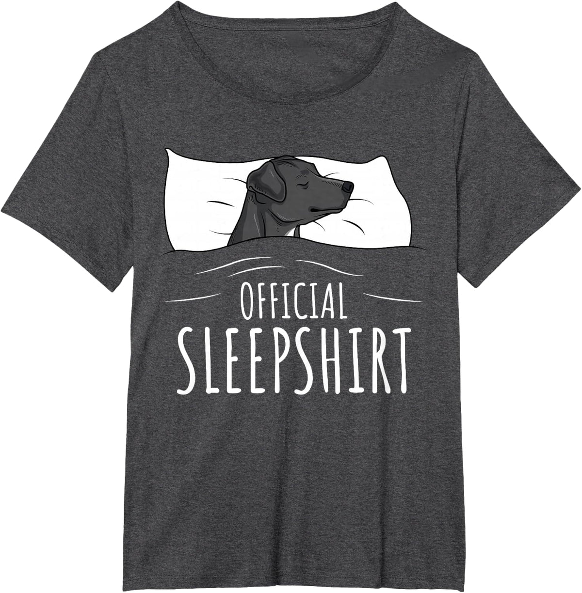 Patterdale Terrier Dog Official Sleepshirt T-Shirt - Dark Heather Grey