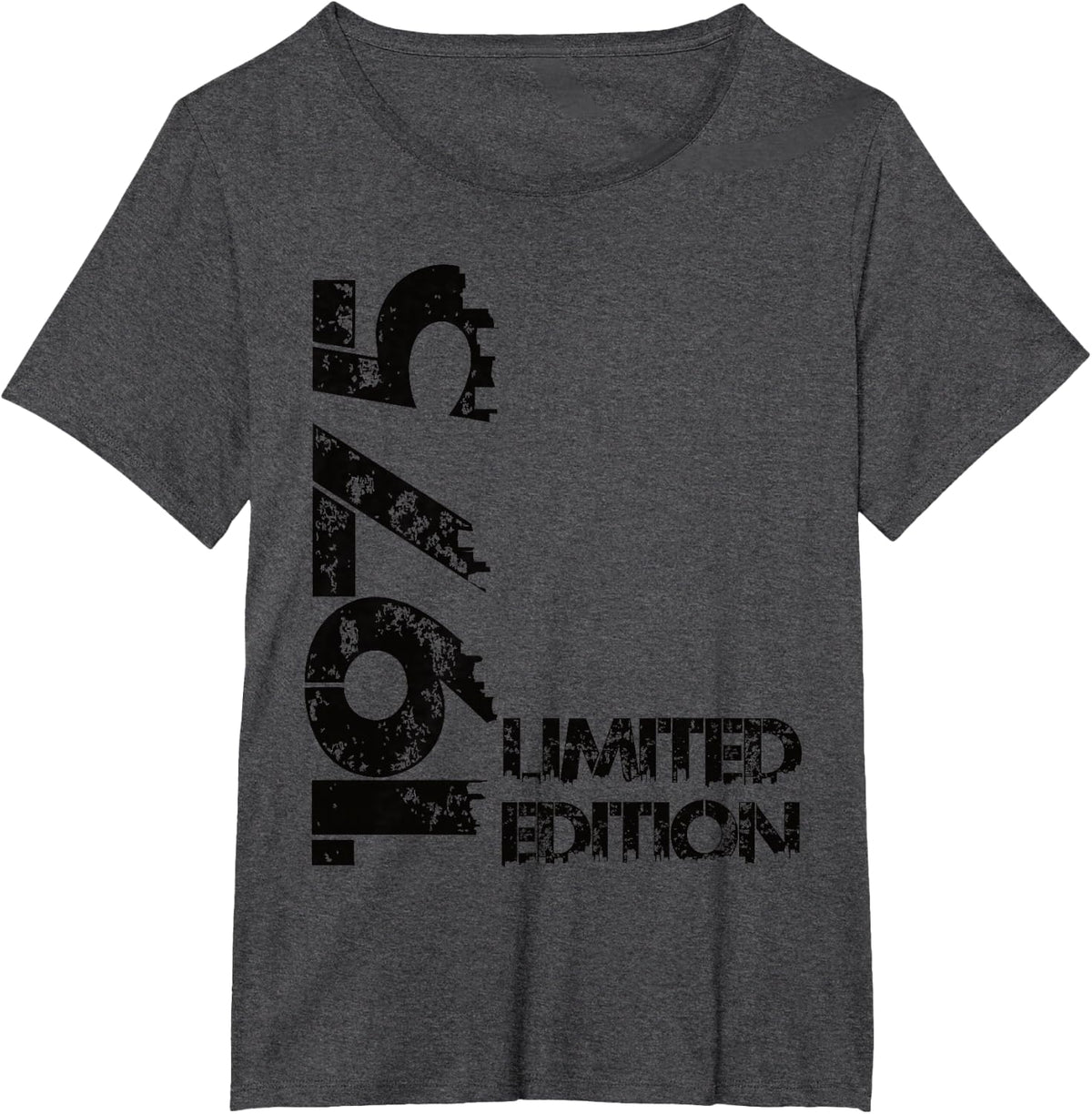 Limited Edition 1975 Birthday 1975 Born 1975 Vintage T-Shirt - Dark Heather Grey