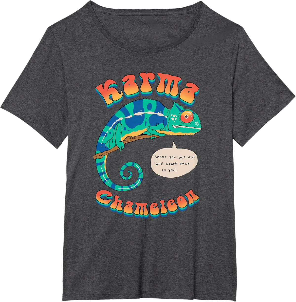 Cultured Chameleon T-Shirt - Dark Heather Grey