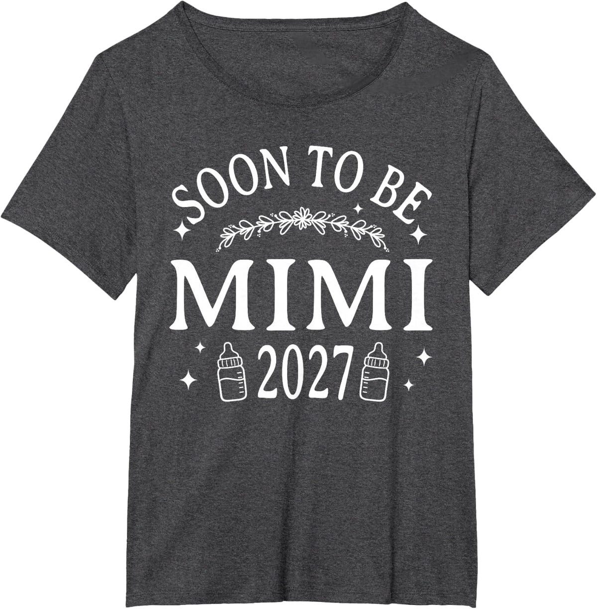 Soon to Be Mimi 2027 First Time Mimi T-Shirt - Dark Heather Grey