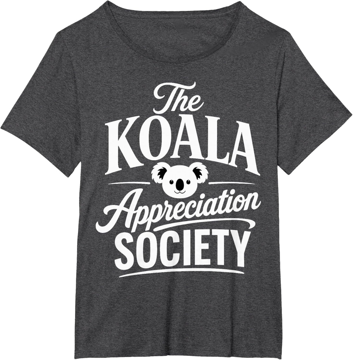 Cute Koala Lover Australian Wildlife T-Shirt - Dark Heather Grey