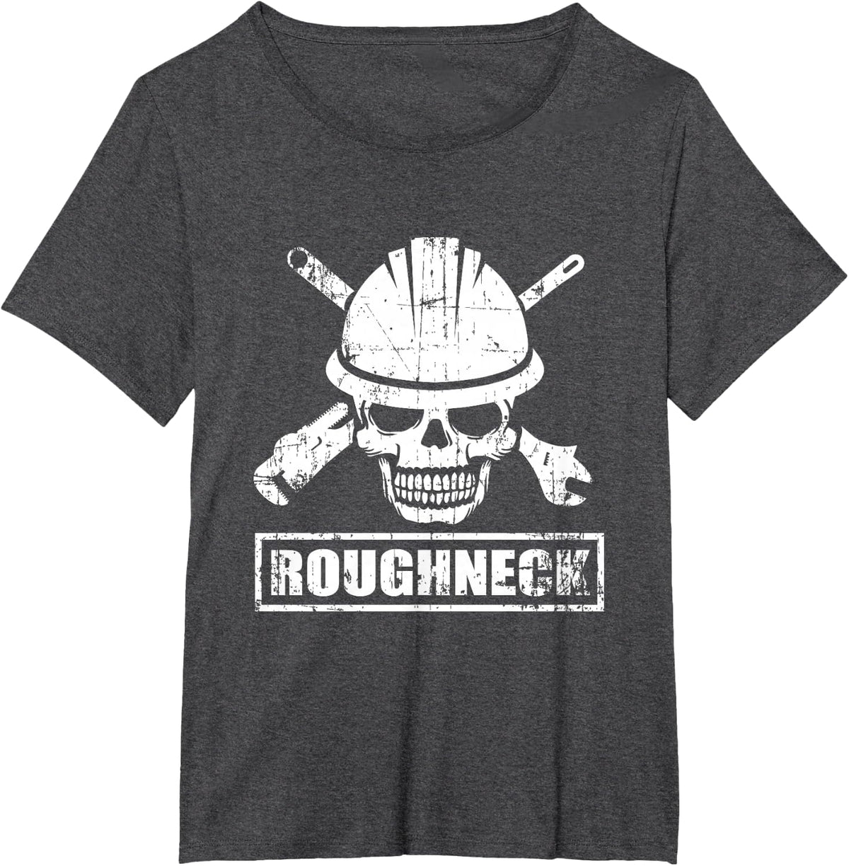 Roughneck Shirt - Amazing Texas Oilfield Shirt T-Shirt - Dark Heather Grey