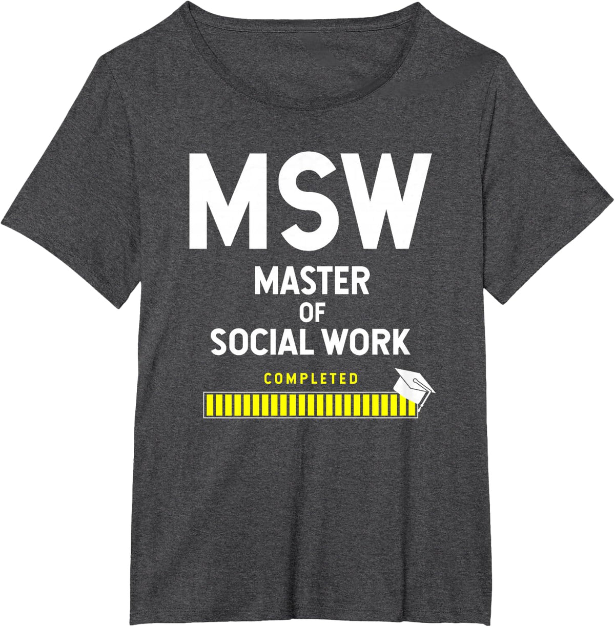 Graduation of the Master's Programme Social Work T-Shirt - Dark Heather Grey