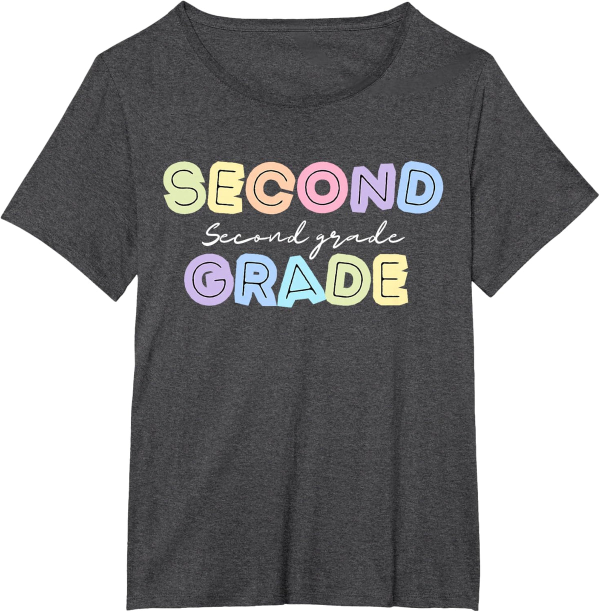 First day Teachers Welcome back to School Team 2nd grade T-Shirt - Dark Heather Grey
