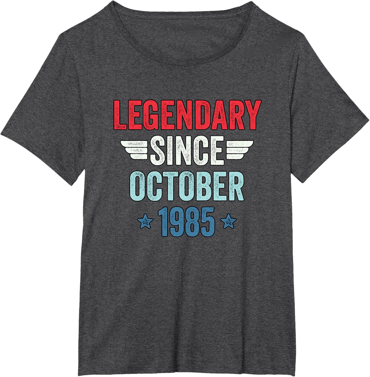 Legendary Since October 1985 T-Shirt - Dark Heather Grey