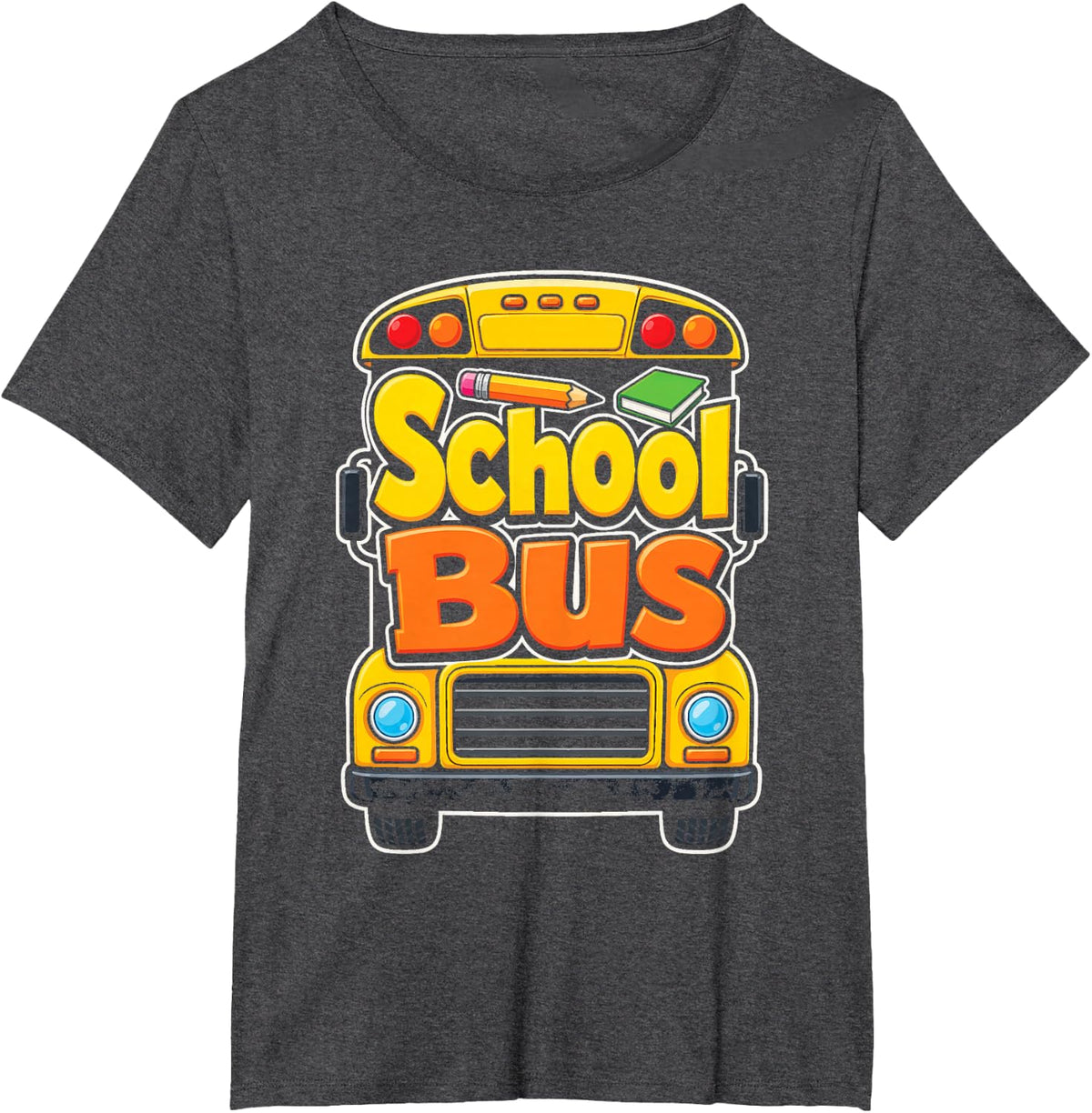 School Bus Driver Gift Elementary Group Costume Kids T-Shirt - Dark Heather Grey