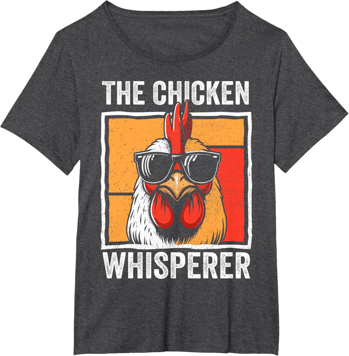The Chicken Whisperer Funny T-Shirt Tee For Women Men Farmer Animal Farm Humor - Dark Heather Grey