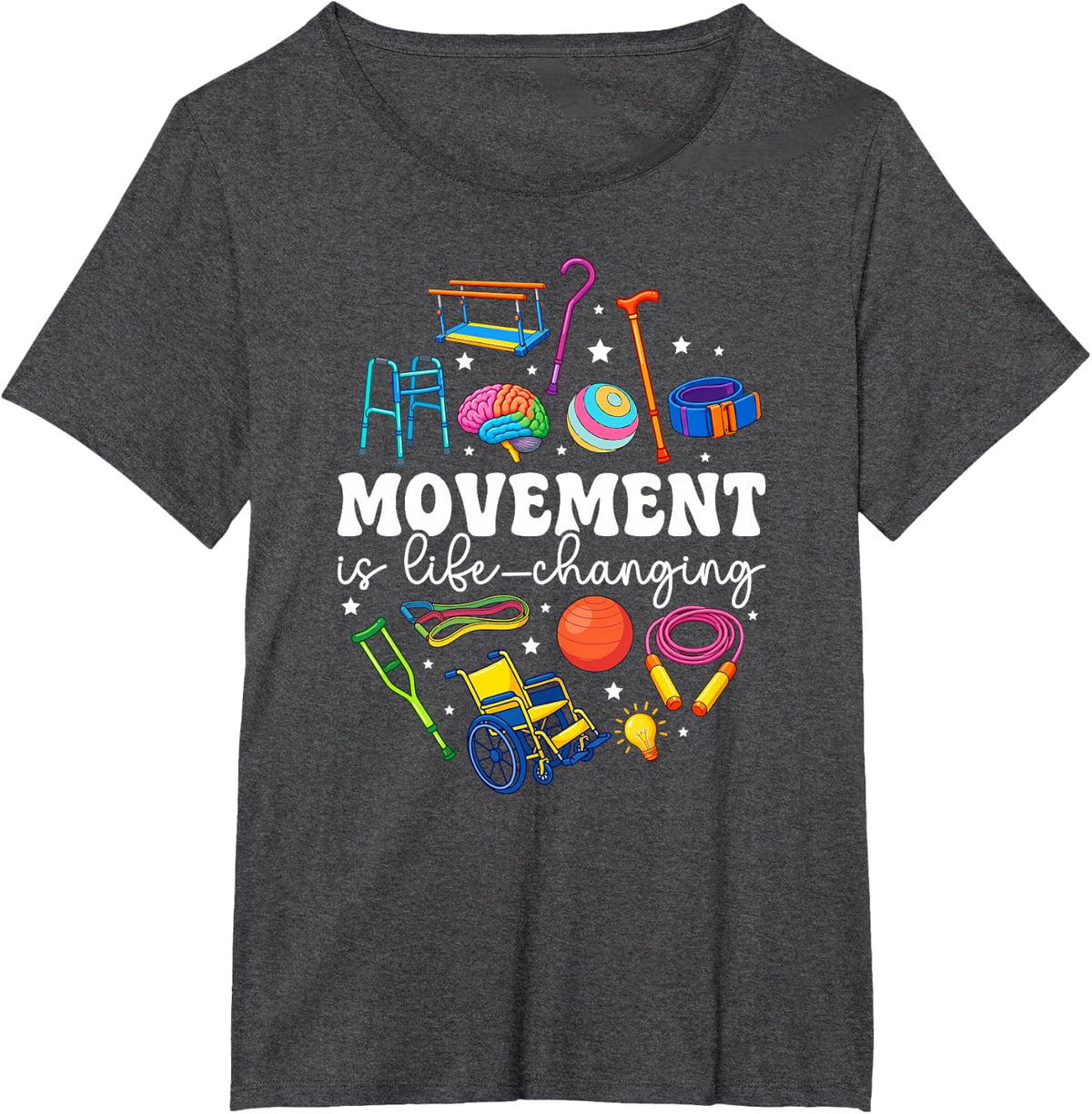 Physical Therapist Appreciation Month Best PT Therapist T-Shirt - Dark Heather Grey