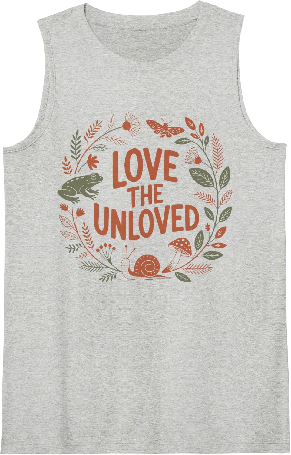 Love the Unloved SPED Motivation for Students and Teachers Sleeveless Tank Top - Heather Grey