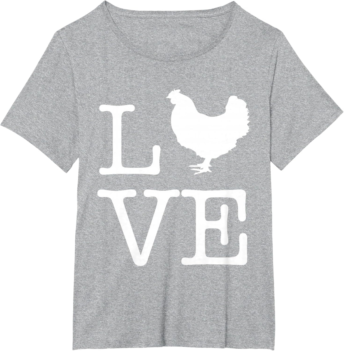 I Love Chickens T-Shirt Funny Chicken Lover Kids Gift Tee T-Shirt - Heather Grey