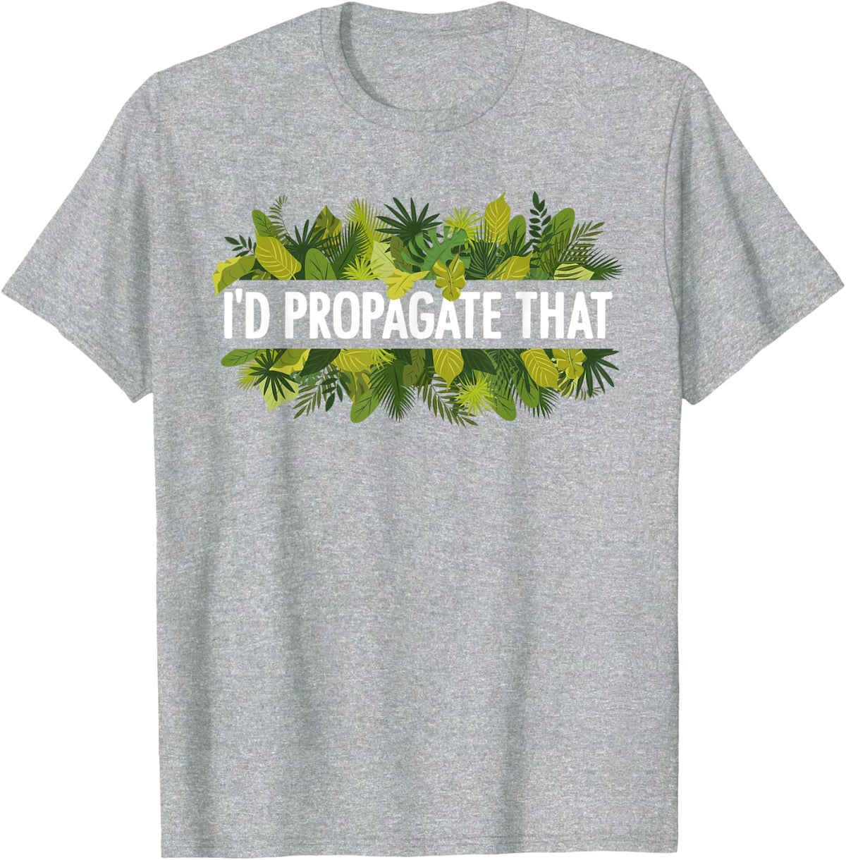 Cool Plant for Men Women Propagation Plant Lover Gardener T-Shirt Small - Heather Grey