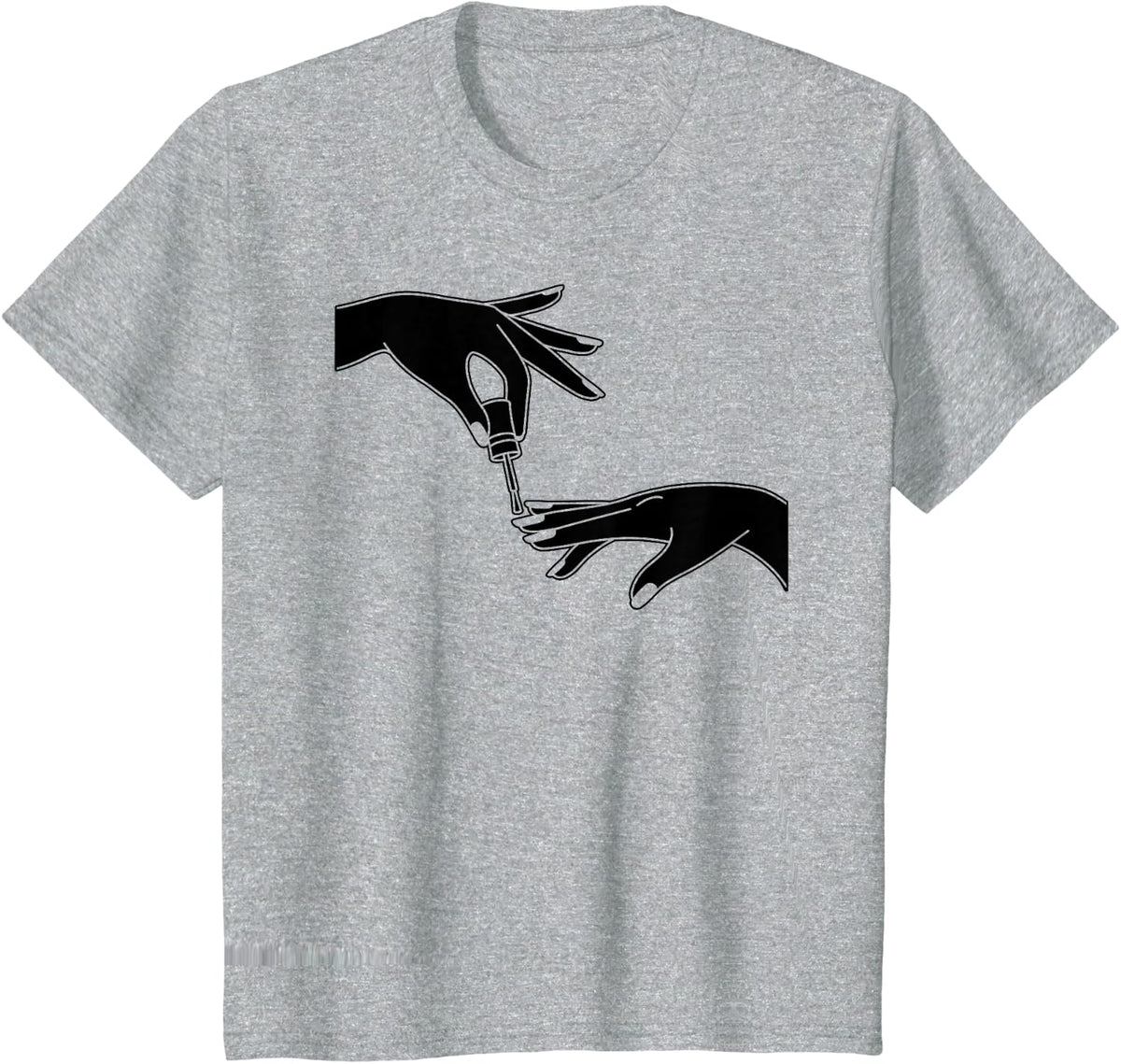 Nail Tech Cosmetologist Nail Technician T-Shirt - Heather Grey